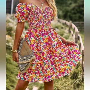 Women’s Summer Dress puff sleeve
